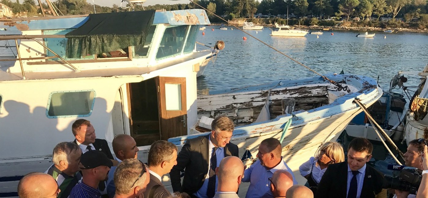 Predsjednik Vlade s ribarima u Savudriji: Zaštitit ćemo interese Republike Hrvatske i naših ribara